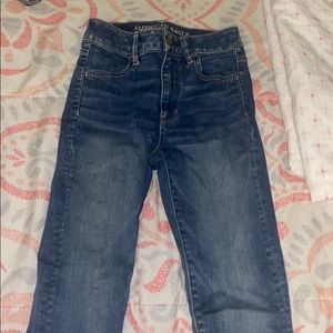 American eagle size O super stretch jeans